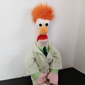 Original Authentic Disney Store The Muppets BEAKER The Scientist Plush ~17"